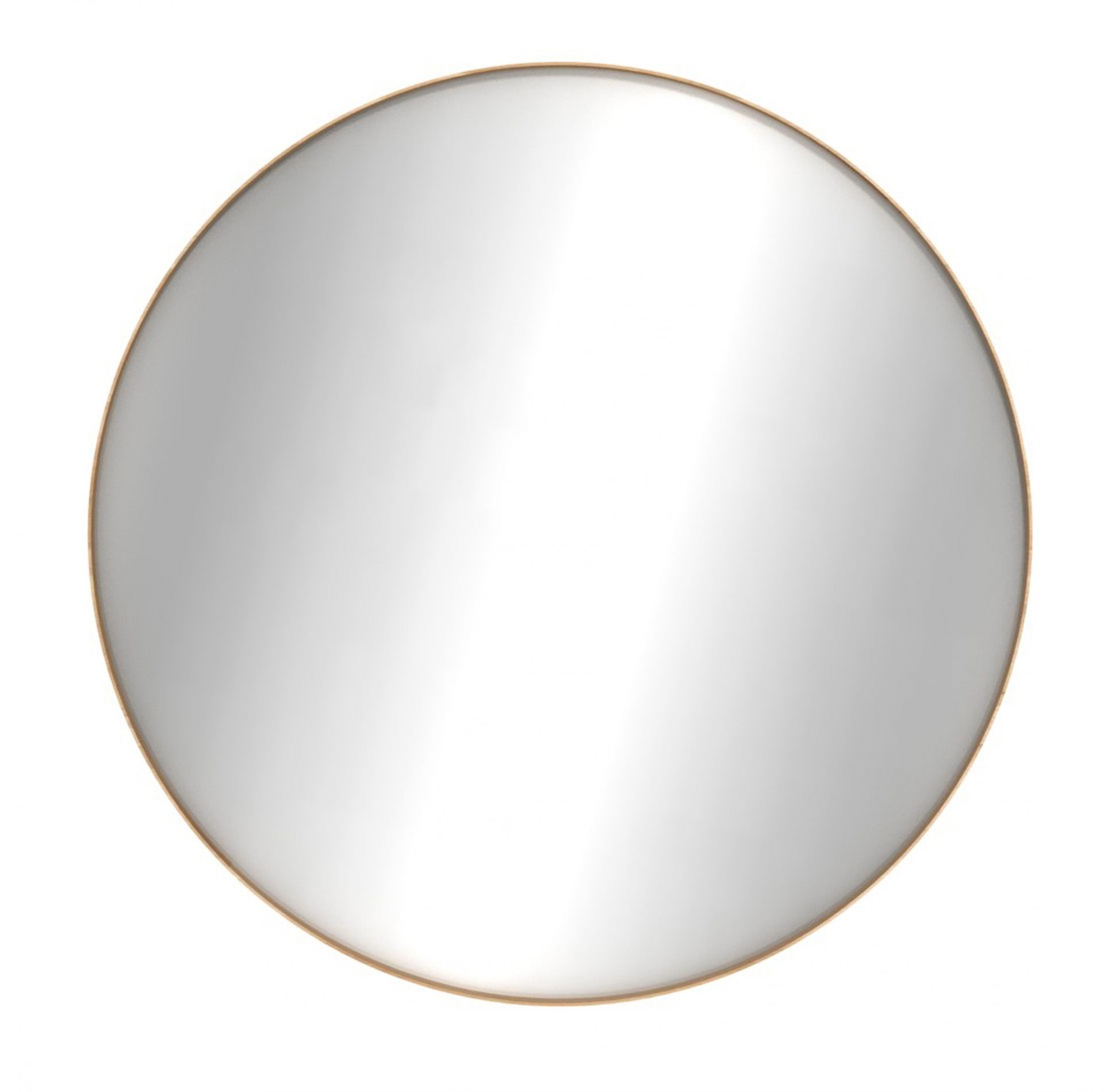 Layers mirror round oak Ethnicraft